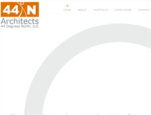 Tablet Screenshot of 44northarchitects.com